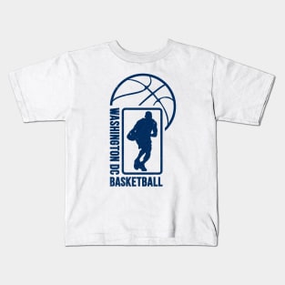 Washington DC Basketball 01 Kids T-Shirt